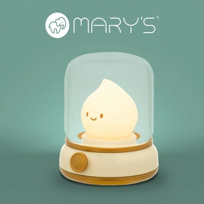 MARYS lampka nocna LED Płomyczek żółty MW61049 - obrazek 1