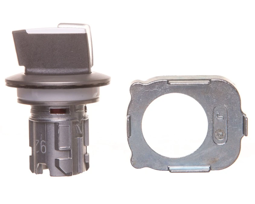 Napęd przełącznika 2 położeniowy O‑I 30mm biały z podświetleniem z samopowrotem metal mat IP69k Sirius ACT 3SU1062‑2DC60‑0AA0 - obrazek 2
