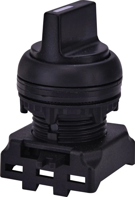Napęd pokrętny piórkiem dwupołożeniowy, z powrotem 0‑1 30 st., Czarny EGS2‑S‑C 004771312 - obrazek 1