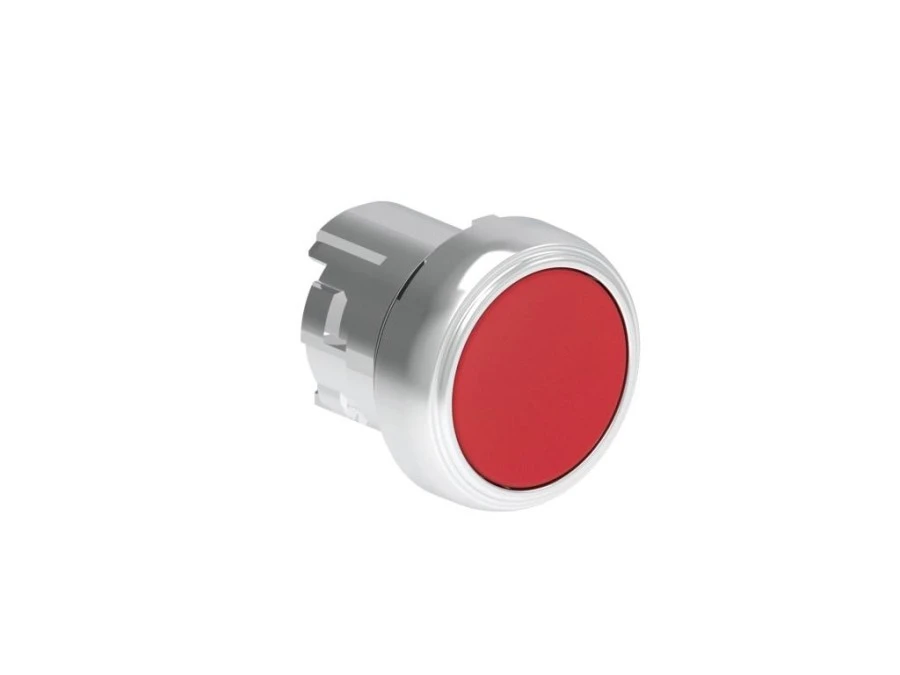 Metalowy przycisk fi22mm kryty samoczynny powrót Czerwony LPSB104 - obrazek 1