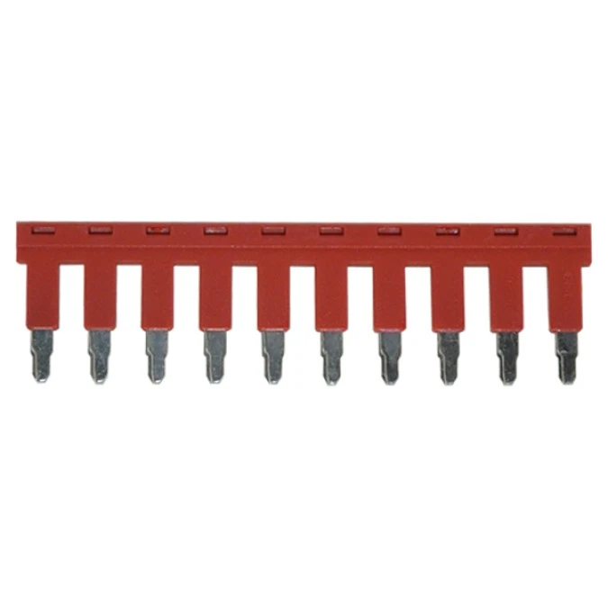 Mostek grzebieniowy OPK 16mm2 czerwony 10 polowy, T0‑1958‑1060139 - obrazek 1