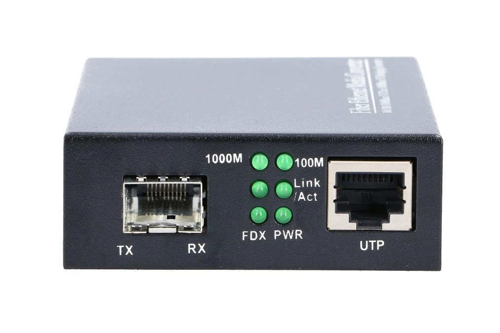 Media konwerter 1x SFP, 1x RJ45 1000Mb/s, zamiennik MC220 Extralink Sedir - obrazek 3