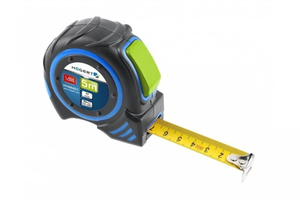 Miara zwijana 5m 19mm auto stop nylon z magnesem - obrazek 1