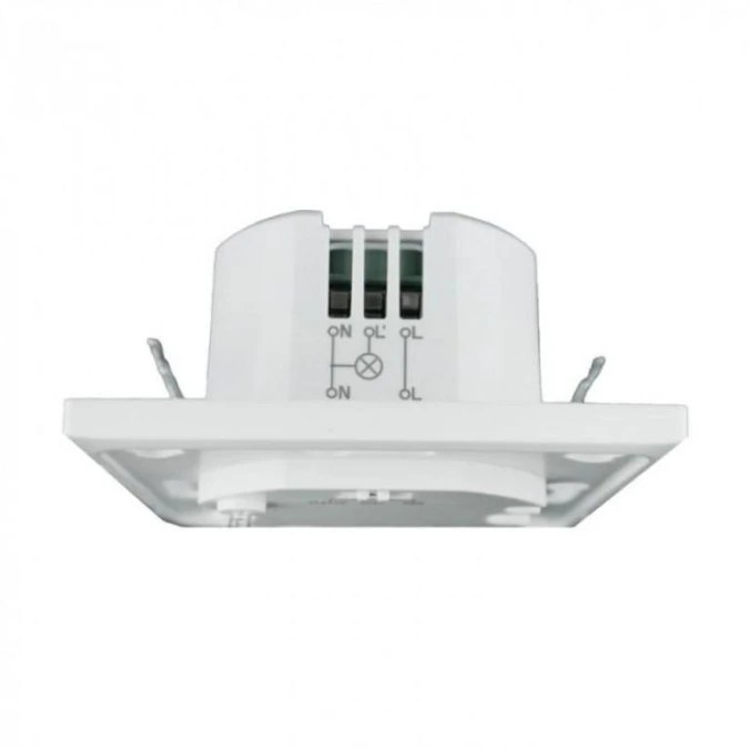 Mikrofalowy czujnik ruchu naścienny IP20 do puszki fi60 180 st. 600W zasięg 15m CM‑4B - obrazek 3