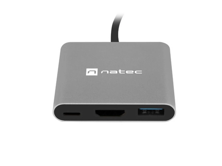 MULTI PORT NATEC FOWLER MINI USB‑C PD, USB 3.0, HDMI 4K, NMP‑1607 - obrazek 2