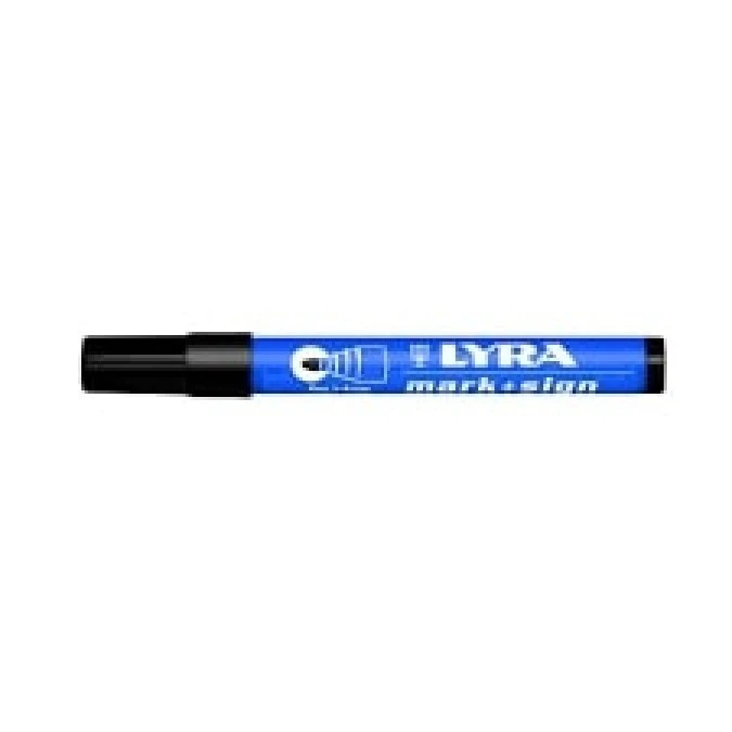 Marker Permanentny wodoodporny Lyra okrągły czarny 4020099 - obrazek 1