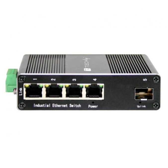 Media konwerter switch Ethernet 1000Base RJ45 na slot SFP, DIN, IP40 - obrazek 2