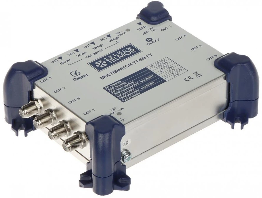 Multiswitch TT‑5/8‑FT‑PREMU 5 wejść / 8 wyjść TELMOR - obrazek 1