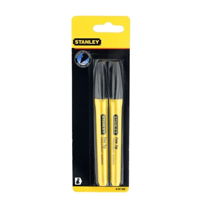 Marker permanentny ostra końcówka czarny 0‑47‑316 /2 szt./ - obrazek 2