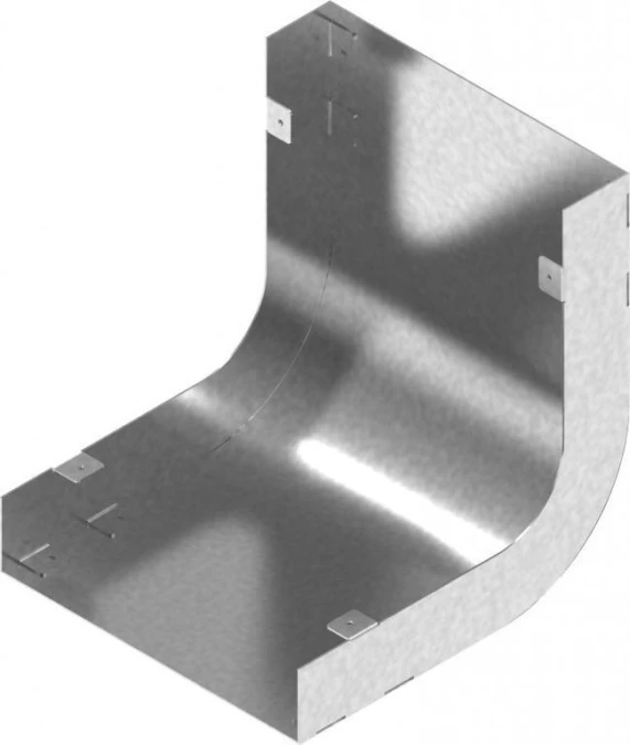 Łuk kanału 240mm 28x stal LK240H28 521524 - obrazek 1