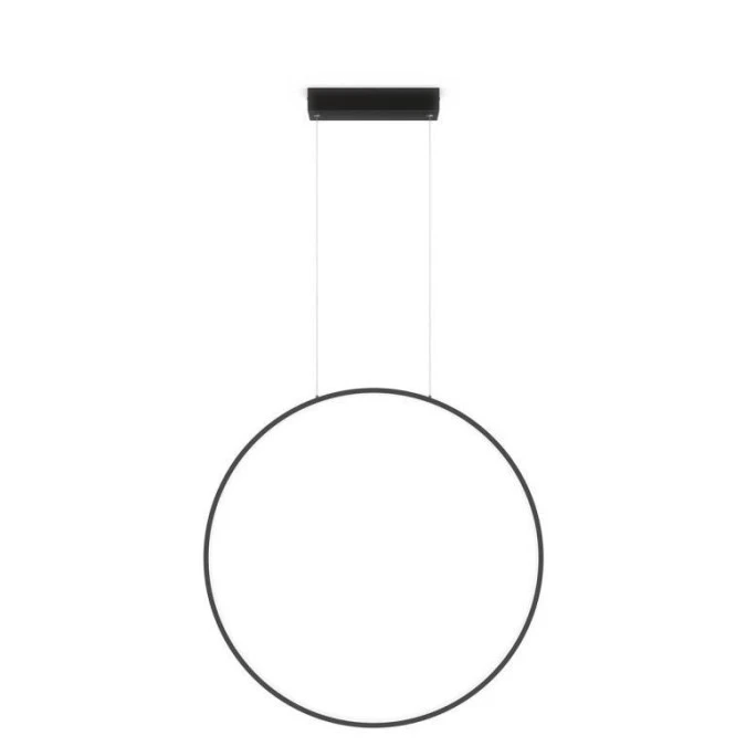 Mała lampa wisząca Mirror S czarna do nowoczesnej łazienki IP44 LP‑999/1P S BK CCT Light Prestige