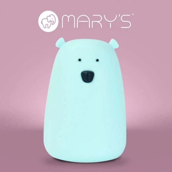 MARYS LAMPKA LED MIŚ DUŻY NIEBIESKI RGB+WW +RC
