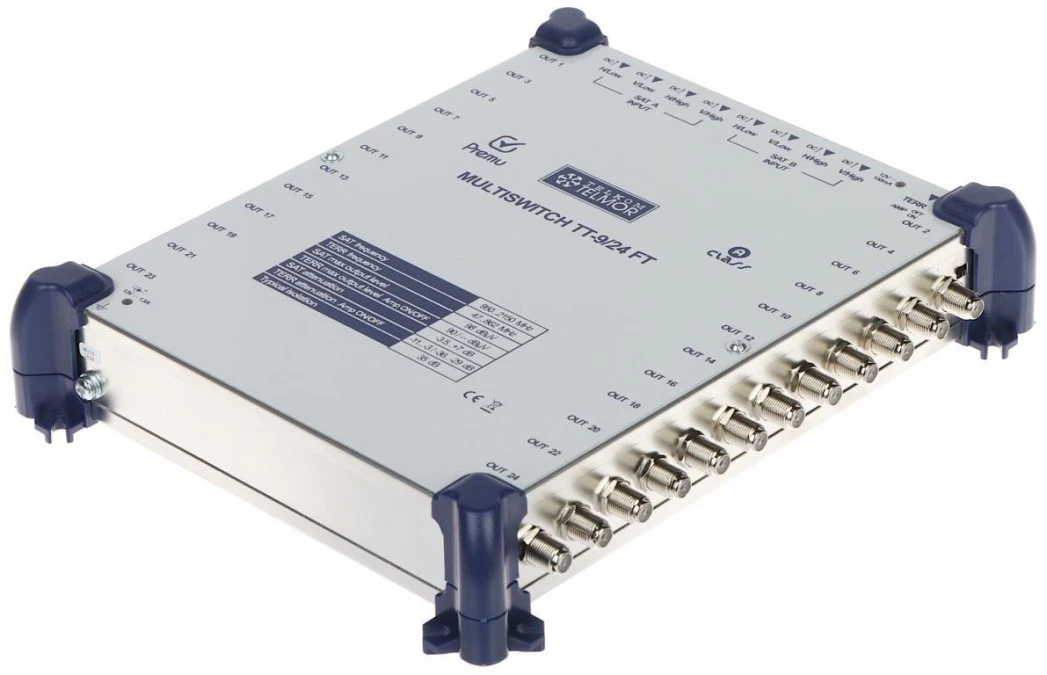 Multiswitch TT‑9/24‑FT‑PREMU 9 wejść / 24 wyjścia PREMU TELMOR - obrazek 1