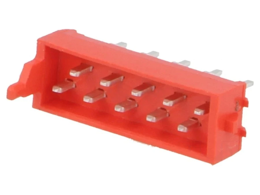 Micro‑MaTch gniazdo męskie 10‑PIN THT na PCB 1,5A Układ 2x5 8‑215464‑0 - obrazek 1