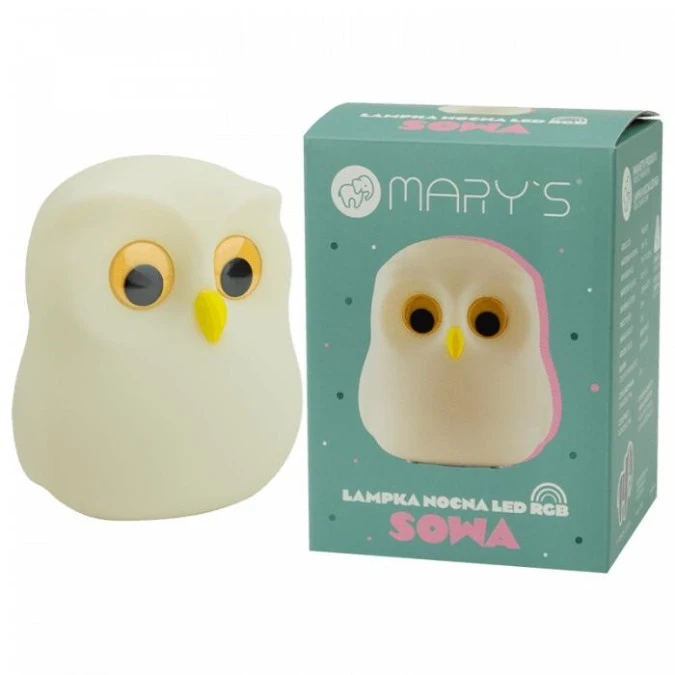 MARYS LAMPKA NOCNA LED SOWA - obrazek 3
