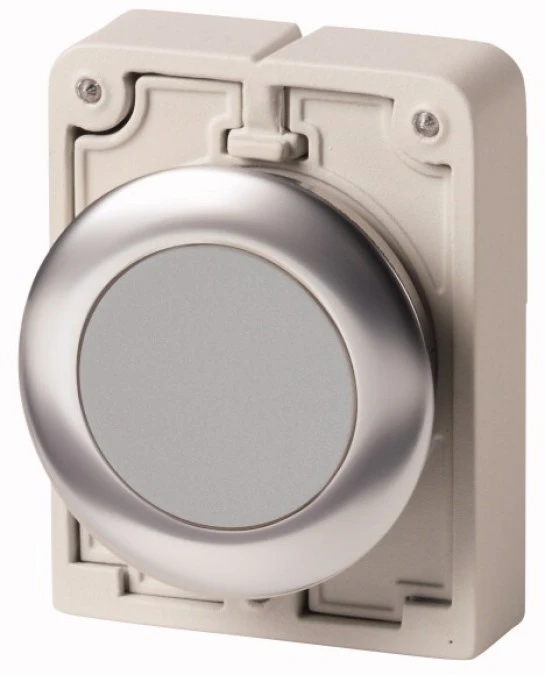 Napęd przycisku 30mm płaski szary z samopowrotem M30C‑FD‑GR 182923 - obrazek 1
