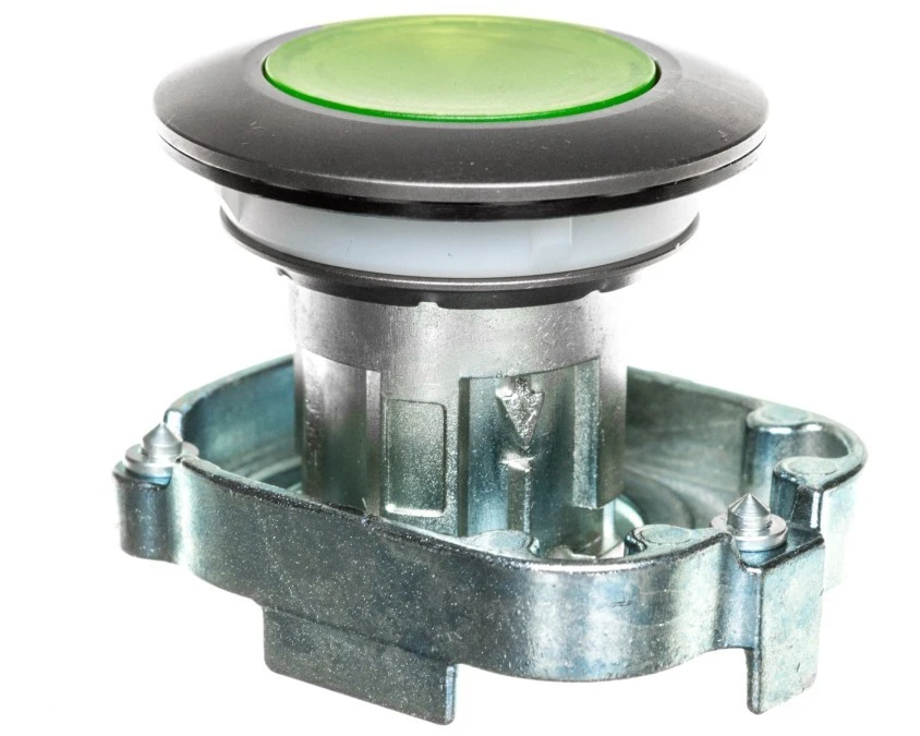 Napęd przycisku 30mm zielony z podświetleniem bez samopowrotu metalowy matowy IP69k Sirius ACT 3SU1061‑0JA40‑0AA0 - obrazek 2