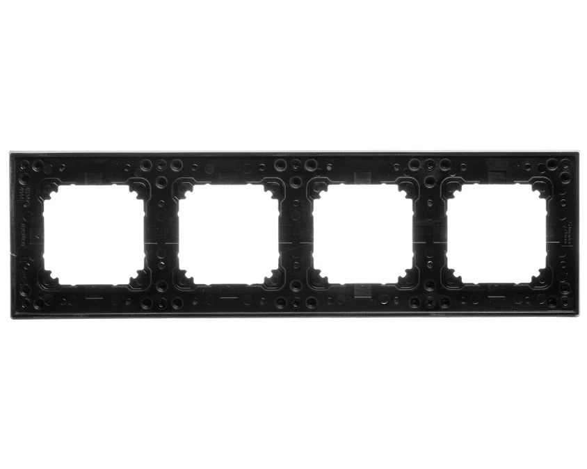 Merten M‑Elegance Ramka poczwórna metalowa tytanowy MTN403405 - obrazek 2