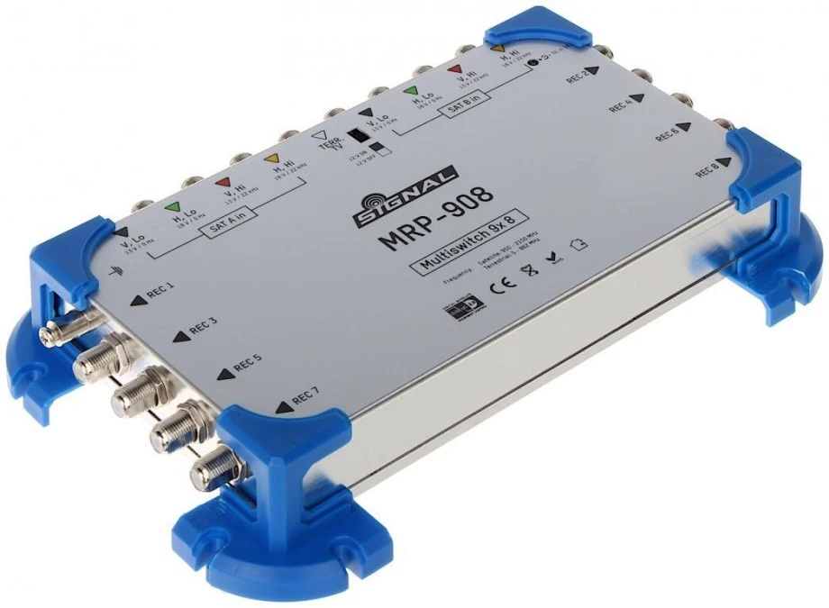 MULTISWITCH MRP‑908 9 WEJŚĆ / 8 WYJŚĆ SIGNAL - obrazek 1