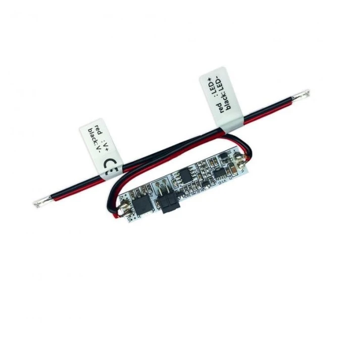 Mikro wyłącznik LED do profili aluminiowych Skydance ‑ 12‑24V DC 4A ‑ monostabilny ‑ E1‑D
