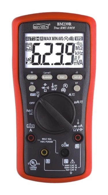 Miernik TRMS (AC+DC) test wirowania faz Brymen BM239R - obrazek 1
