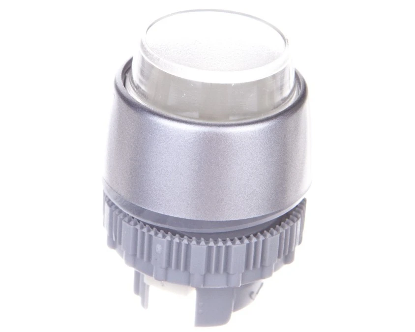 Napęd przycisku 22mm biały z samopowrotem z podświetleniem SP22‑WLB - obrazek 1