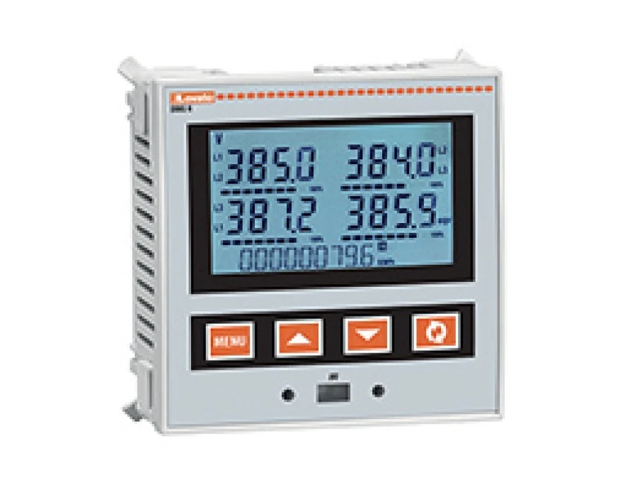 Miernik parametrów sieci elektrycznej, cyfrowy, tablicowy, LCD, RS‑485 DMG610 - obrazek 1