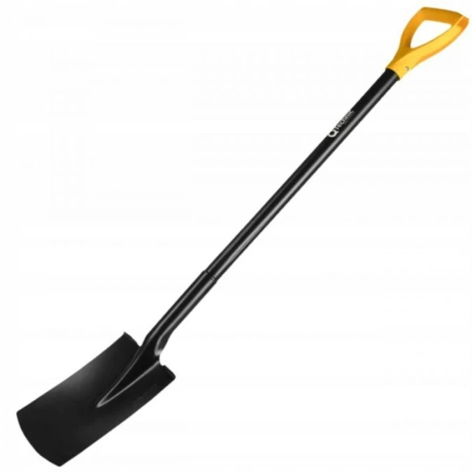 Łopata prosta szpadel 115cm metalowy trzonek do ogrodu prac budowlanych Schmith