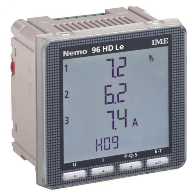 Miernik parametrów sieci NEMO 96 HDLE tablicowy 1‑5A 500V A80‑265VAC/110‑300VDC wyjście impulsowe + RS485 MF96421 - obrazek 1