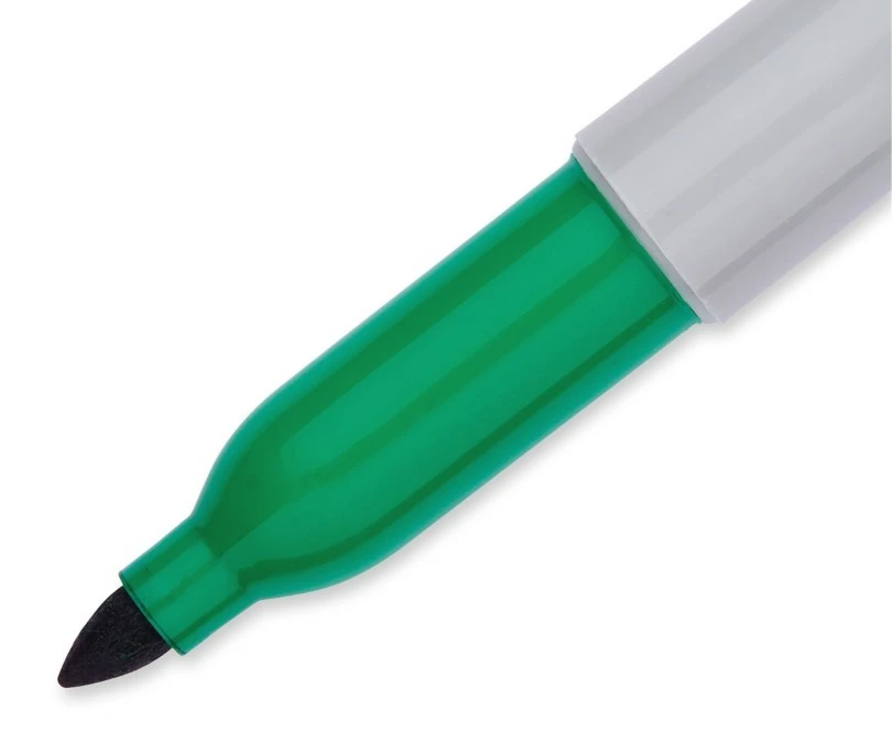 Marker permanentny zielony 1,0mm Sharpie Fine - obrazek 2