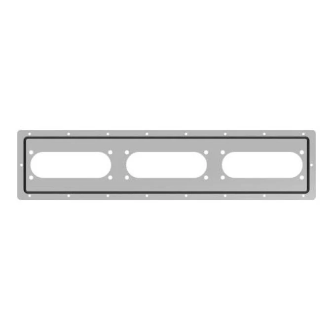 Metalowy adapter pod flansze FL21 x3 (pokrywa 172×732) dla ARGENTA TF1470