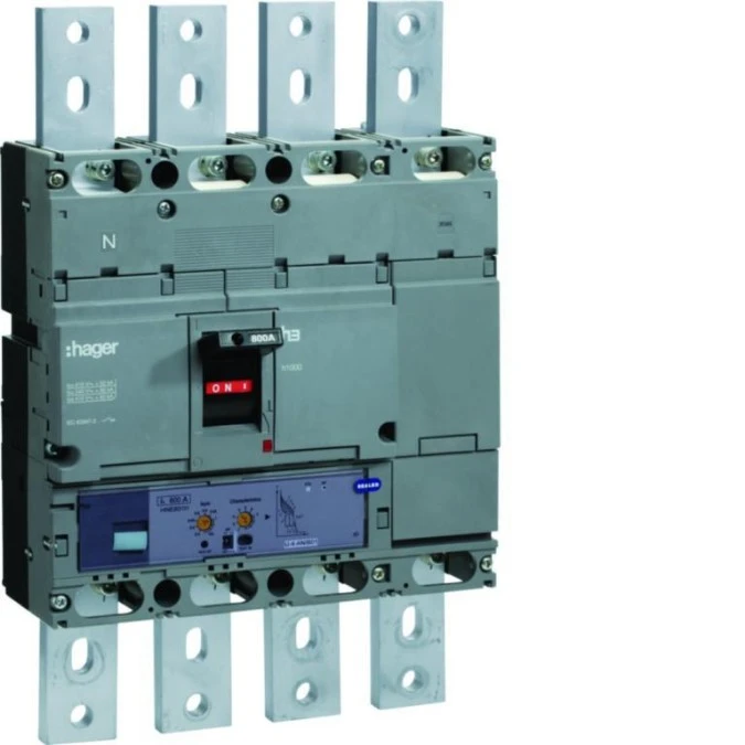 MCCB Wyłącznik mocy h1000 4P 70kA 800A LSI HEE801H - obrazek 1