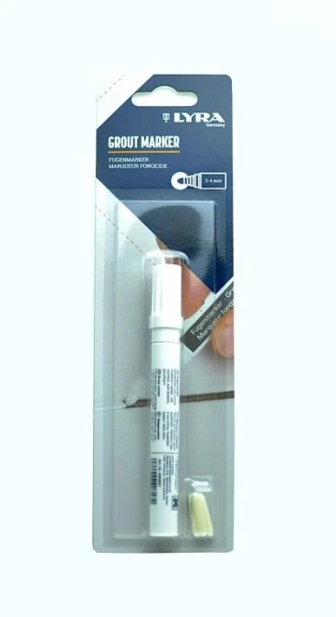 Marker Lyra do fug biały 1 sztuka + 3 końcówki / 4458001 - obrazek 1