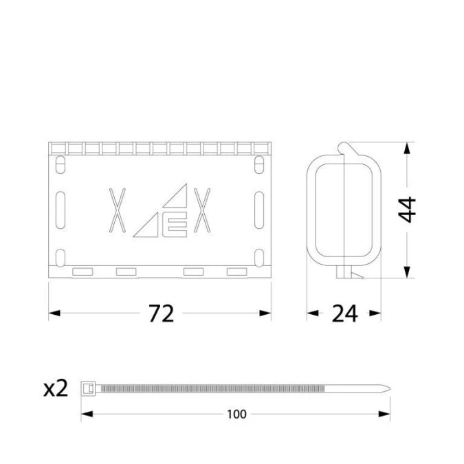 Mufa z żelem MZGEL72 72x40x24mm GELEBOX IPX8 0.6/1kV - obrazek 3