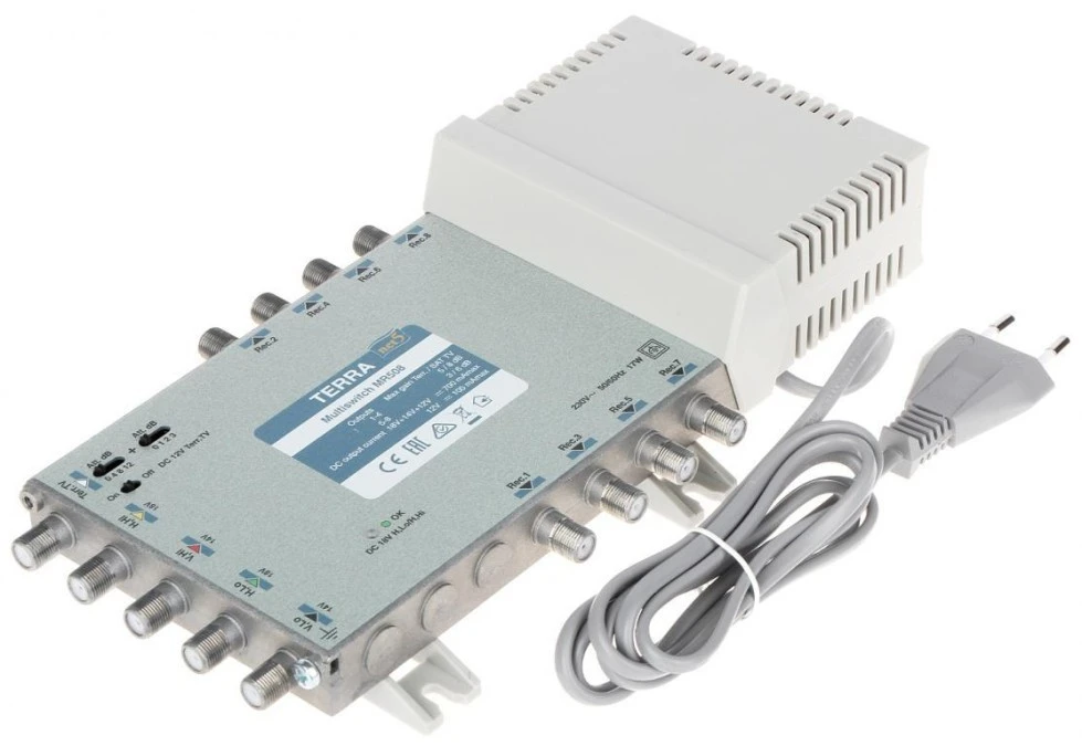 Multiswitch MR‑508 5 wejść / 8 wyjść TERRA