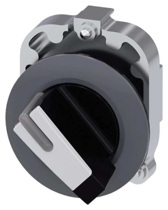 Napęd przełącznika 2 położeniowy O‑I 30mm biały z podświetleniem bez samopowrotu metal mat IP69k Sirius ACT 3SU1062‑2DF60‑0AA0 - obrazek 3