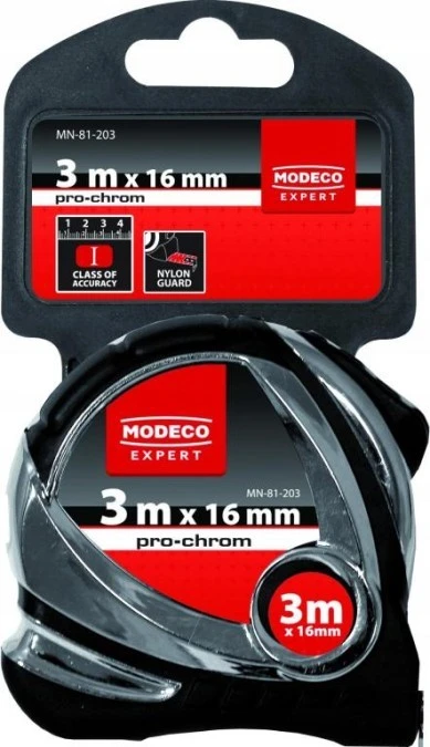 Miara zwijana 3m/6mm PRO‑CHROM I CLASS MN‑81‑203 - obrazek 1