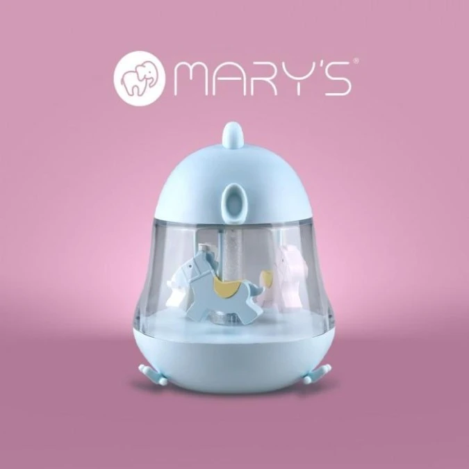 MARYS POZYTYWKA LAMPKA NOCNA LED RGB NIEBIESKA - obrazek 1