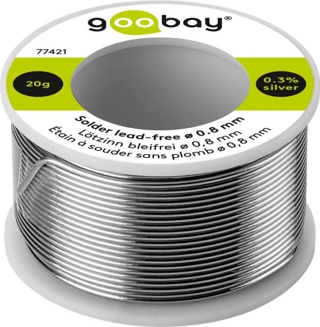 Lut cynowy, ø 0,8 mm, 20 g 77421