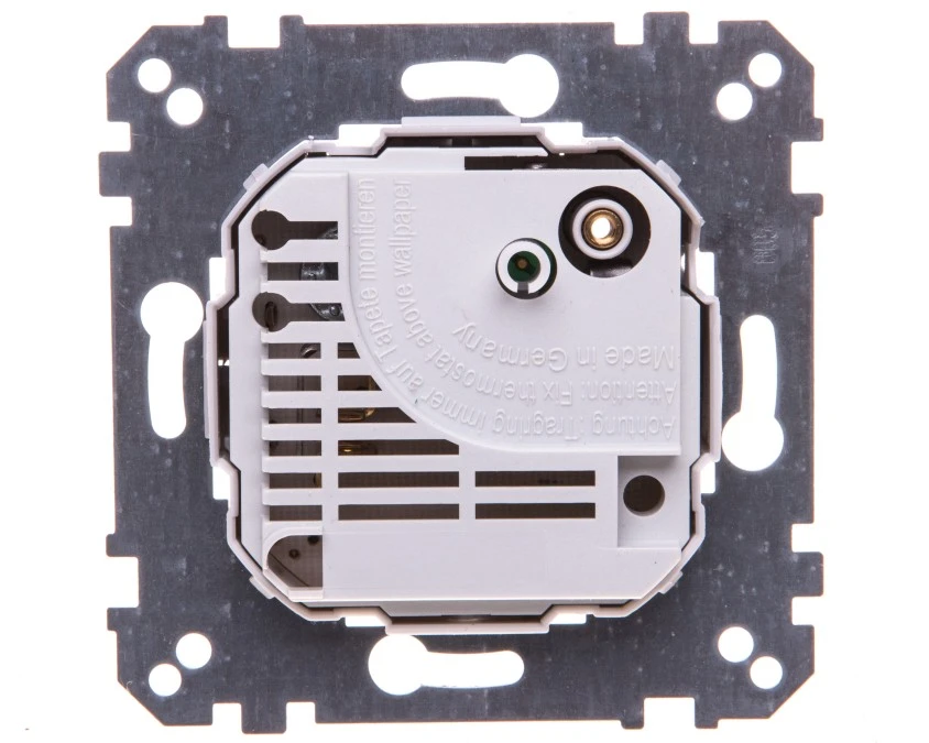 Merten Regulator temperatury pokojowy 230V 5A 5‑30 stopni IP20 z przełącznikiem MTN536400 - obrazek 1