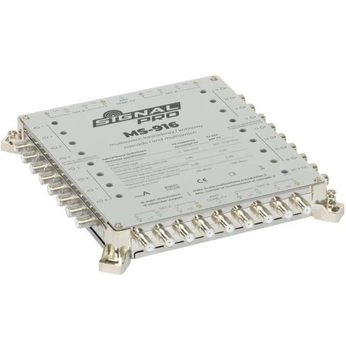 MULTISWITCH PRZELOTOWY MS‑916 9 WEJŚĆ / 16 WYJŚĆ SIGNAL PRO - obrazek 1