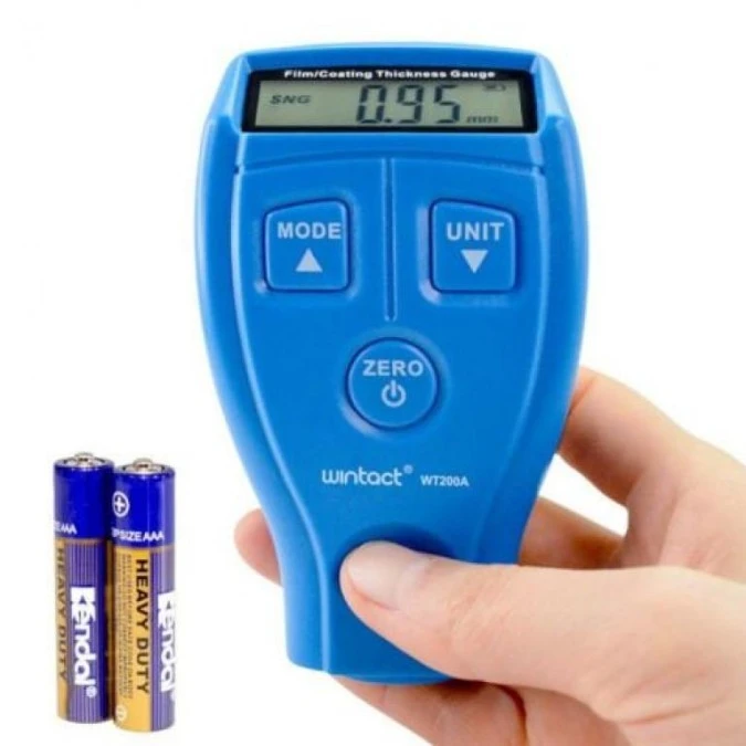 Miernik grubości lakieru (tester, czujnik) Wintact WT200A - obrazek 1