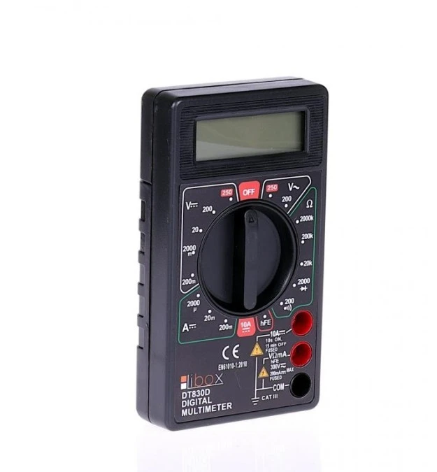 Miernik uniwersalny DT830D LIBOX LB0163 - obrazek 2