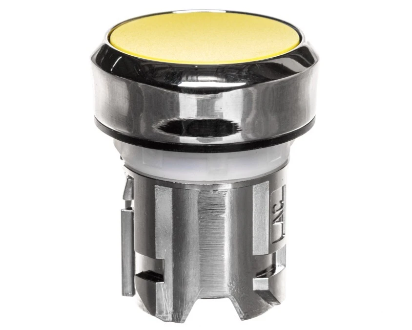 Napęd przycisku 22mm żółty płaski z samopowrotem metalowy IP69k SIRIUS ACT 3SU1050‑0AB30‑0AA0 - obrazek 2