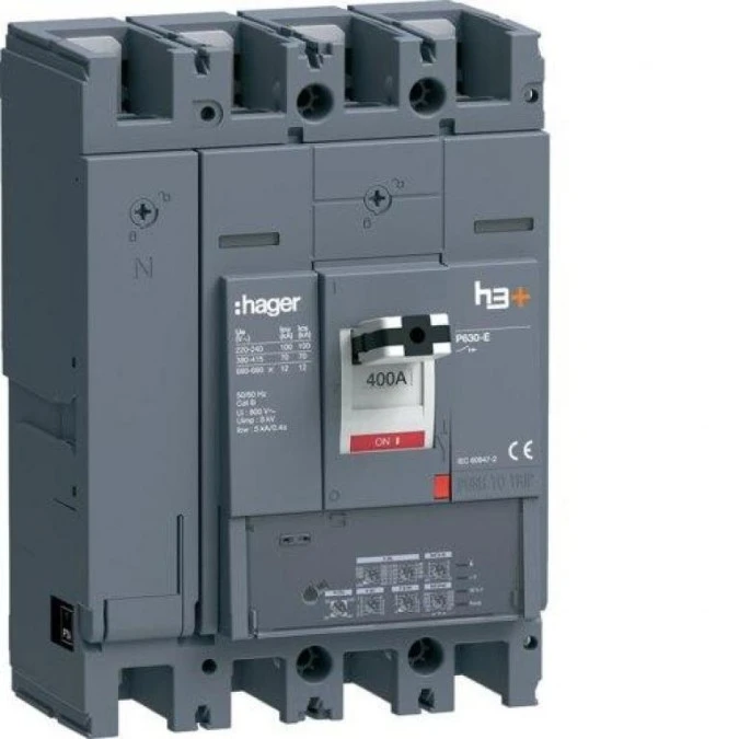 MCCB Wyłącznik mocy h3+ P630 LSI 4x400A 70kA HEW401JR - obrazek 1