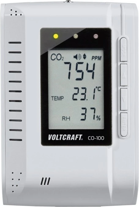 Miernik dwutlenku węgla VOLTCRAFT CO‑100, 0 ‑ 3000 ppm 102541
