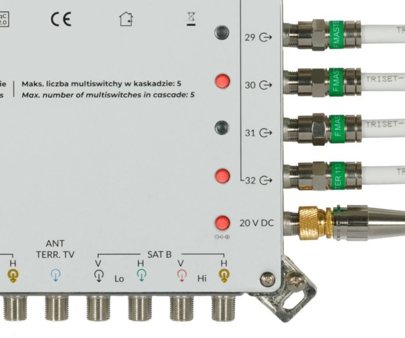 MULTISWITCH PRZELOTOWY MS‑508 5 WEJŚĆ / 8 WYJŚĆ SIGNAL PRO - obrazek 3