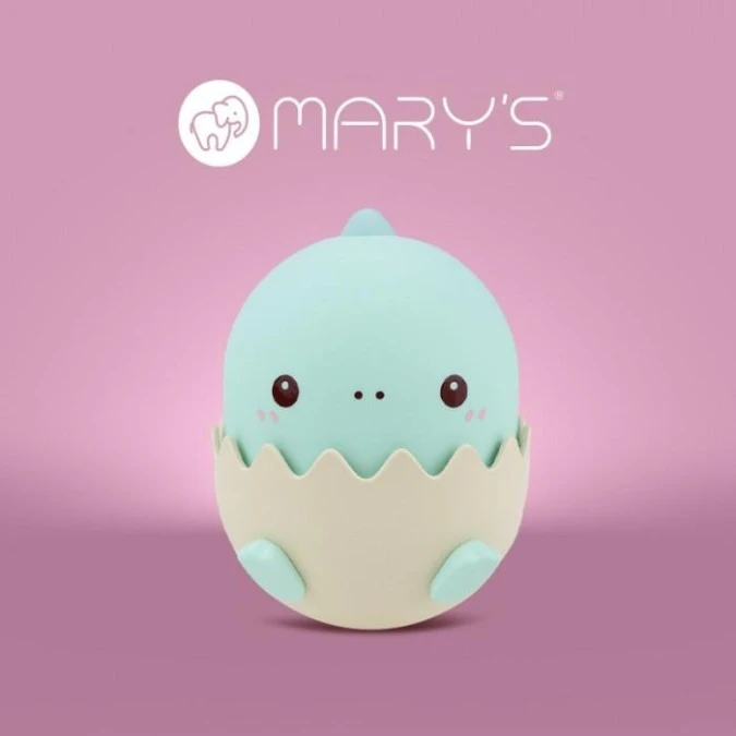MARYS lampka nocna LED Baby dino RGB niebieski MW20794