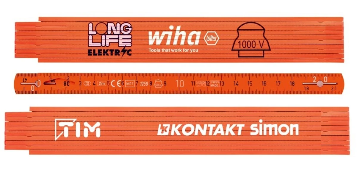Miara składana dla elektryków Longlife 2m TIM KONTAKT 42068 - obrazek 1