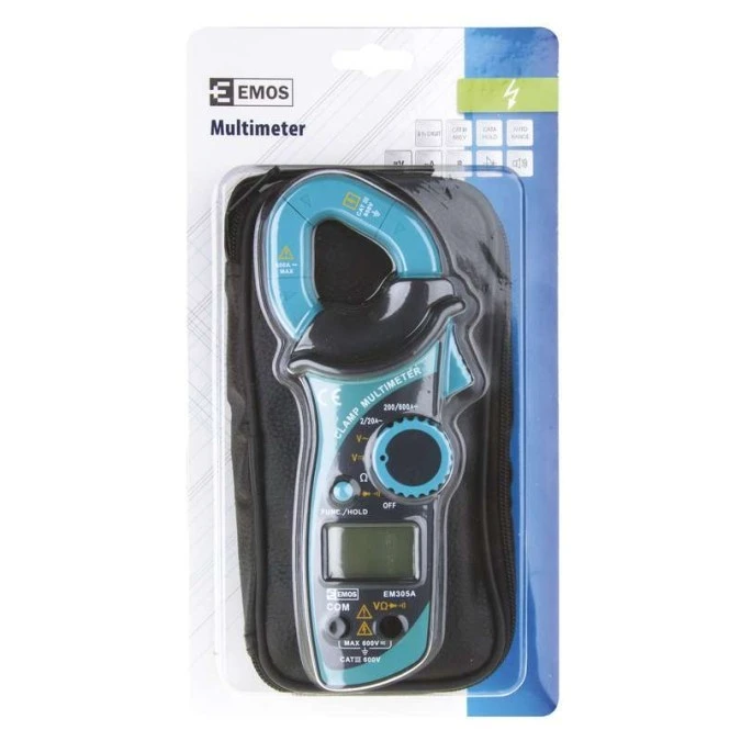 Multimetr cęgowy cyfrowy EM305A M0305 - obrazek 3